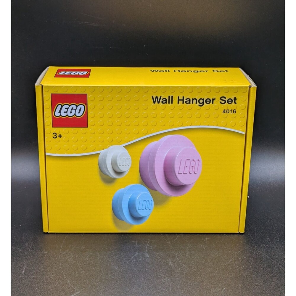 LEGO Gear 5005894 Wall Hanger Pink Blue and White Set New Sealed